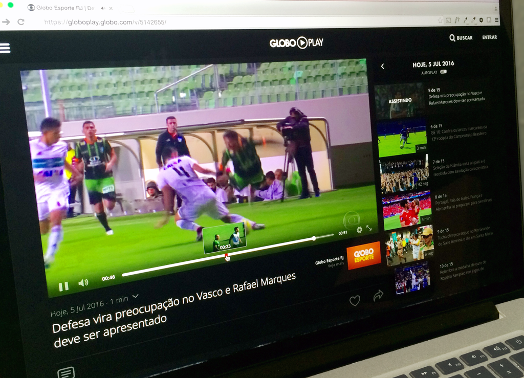 Image of Globoplay for Globo case study about video streaming through NGINX, hls and rtmp