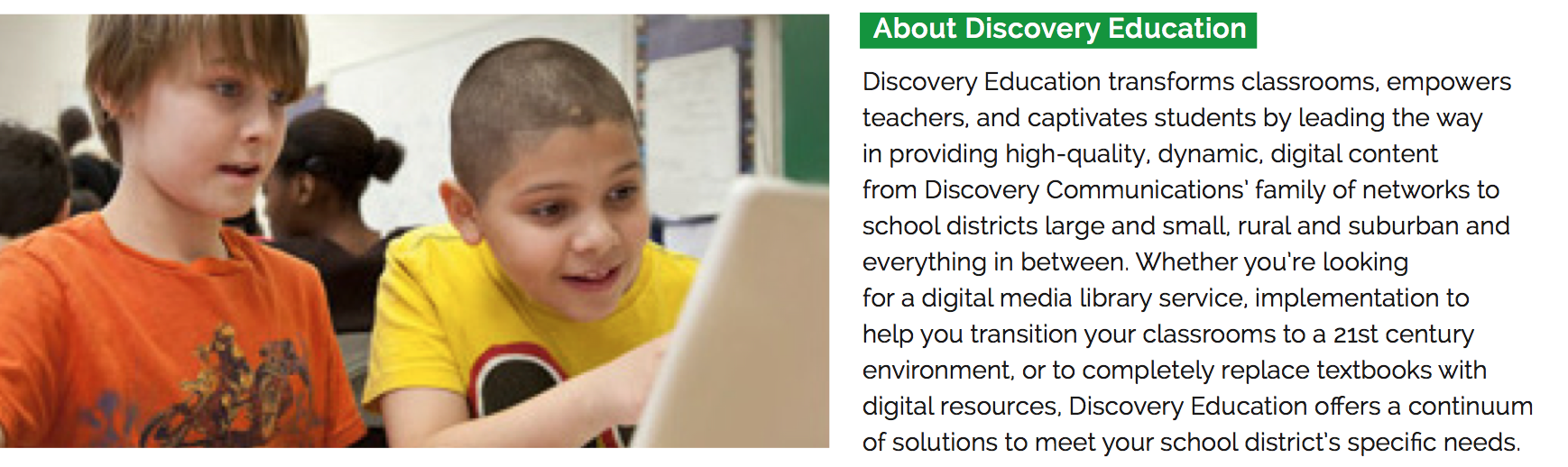 About Discovery Education